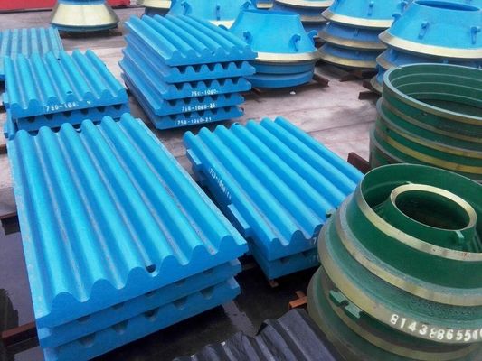 CNC Machining Jaw Plate Spare Parts for Telsmith 2044 2250 2540 3042 Jaw Crusher