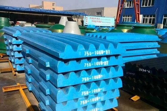 CNC Machining Jaw Plate Spare Parts for Telsmith 2044 2250 2540 3042 Jaw Crusher