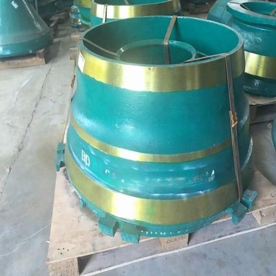 Casting Processing Type Mantle and Concave for GP300 Cone Crusher Replacement Parts