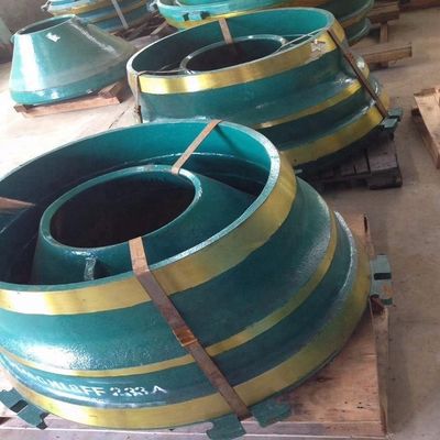Casting Processing Type Mantle and Concave for GP300 Cone Crusher Replacement Parts