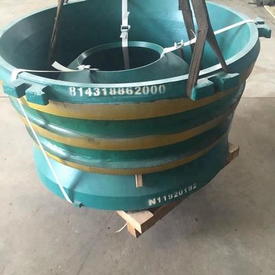 Casting Processing Type Mantle and Concave for GP300 Cone Crusher Replacement Parts