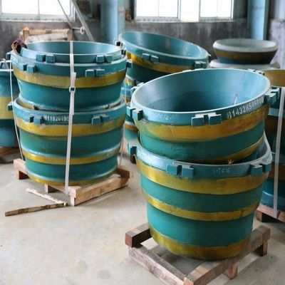 Casting Processing Type Mantle and Concave for GP300 Cone Crusher Replacement Parts
