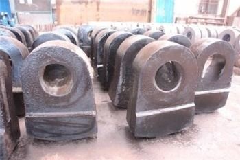 Crusher Machine Type Mn18Cr2 Manganese Steel Hammer Head for Stone Mining Impact Wear