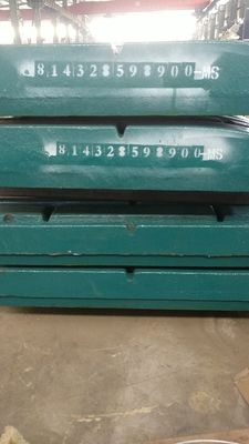 Wear-Resistant Material Jaw Plate for C125 Jaw Crusher Spare Parts in Ore Mining