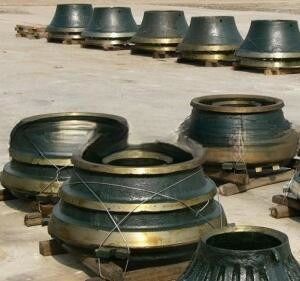 52 SBS Cone Crusher Spare Parts Bowl Liner Concave and Mantle Used for Ore Mining
