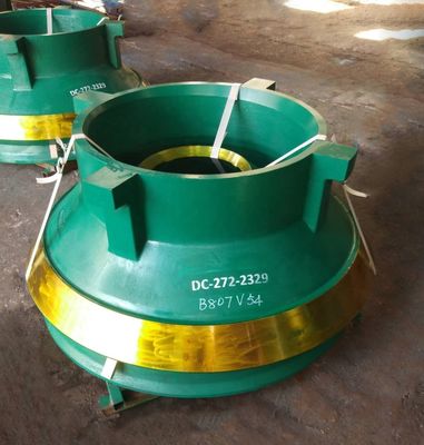 52 SBS Cone Crusher Spare Parts Bowl Liner Concave and Mantle Used for Ore Mining