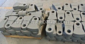 High Manganese Steel Impact Crusher Wear Parts Hammer Head for Shredder in Hammer Mill