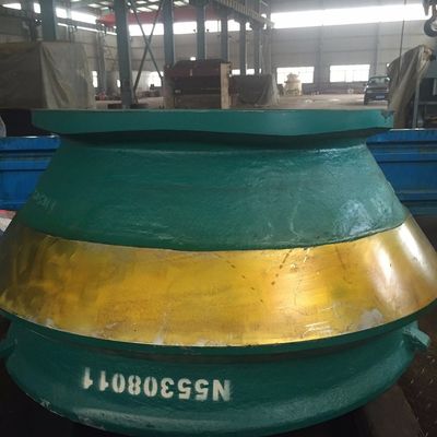 High Manganese Steel Mn18Cr2 Crusher Bowl Liner Replacement Parts for HP300 HP400 HP500