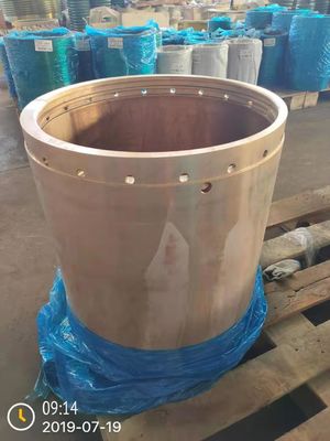 Forging Processing Type Eccentric Bushing for OEM Cone Crusher Bronze Parts Weight 80KG