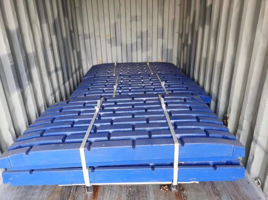 High Manganese Steel Fixed Jaw Plate for C106 Crushers Machinery Replacement Parts