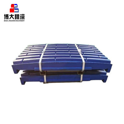 High Manganese Steel Fixed Jaw Plate for C106 Crushers Machinery Replacement Parts