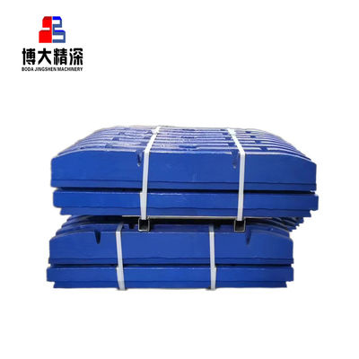 High Manganese Steel Fixed Jaw Plate for C106 Crushers Machinery Replacement Parts