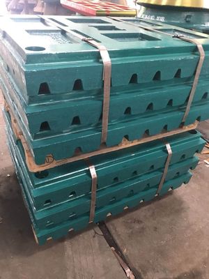 C125 Jaw Crusher Wear Part HRC58 HRC63 Hardness Jaw Plate for Impact Crusher in Mining