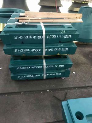 C105 C106 Jaw Plate for EN124 Standard Jaw Crusher in Ore Mining Crushing Needs