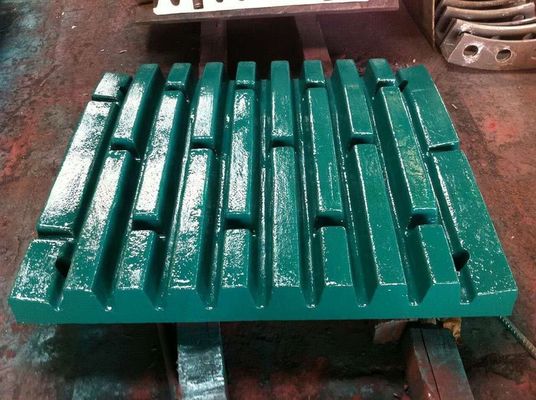 Highly Durable Crusher Jaw Plate for C110 C125 Machine Parts and Drawings Number