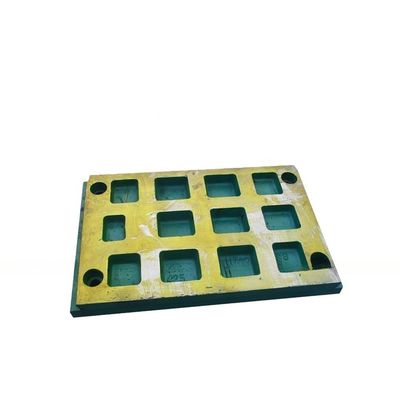 High Manganese Steel Jaw Plate for C105 C106 Crusher Color Mn18Cr2 Crushing Machinery