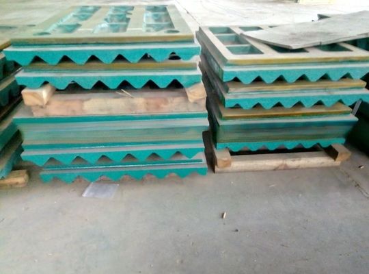 High Manganese Steel Jaw Plate for C105 C106 Crusher Color Mn18Cr2 Crushing Machinery