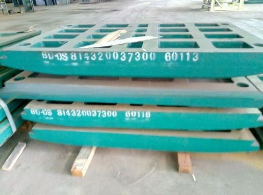 High Manganese Steel Jaw Plate for C105 C106 Crusher Color Mn18Cr2 Crushing Machinery