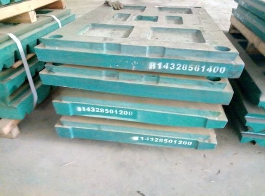 High Manganese Steel Jaw Plate for C105 C106 Crusher Color Mn18Cr2 Crushing Machinery