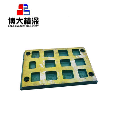Forging and Machining Process Jaw Plate for Mining Equipment Jaw Crusher Spare Parts