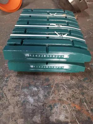 1000KG Weight High Manganese Steel Casting Jaw Plate for C105 C106 Jaw Crusher Wear Parts