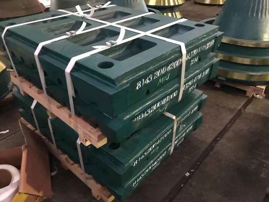 C80 Jaw Crusher Wear Parts High Manganese Steel Jaw Plate with Excellent and Durable