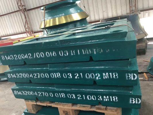OEM Jaw Plate for CJ412 Stone Jaw Crusher Acceptable to EN124 Standard