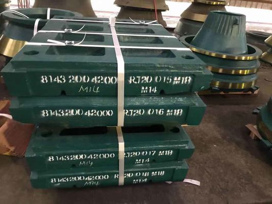 OEM Jaw Plate for CJ412 Stone Jaw Crusher Acceptable to EN124 Standard