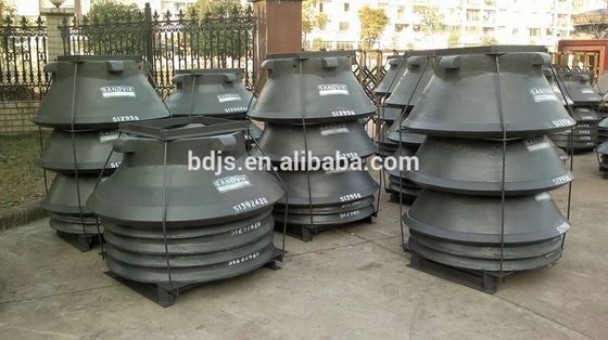 Bowl Liner and Mantle for Sandvk CH440 H4800 H6800 Cone Crusher Wear Parts Adaptation