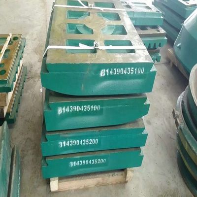 Highly Wear-Resistant Wear Parts Jaw Plate for C140 Jaw Crusher