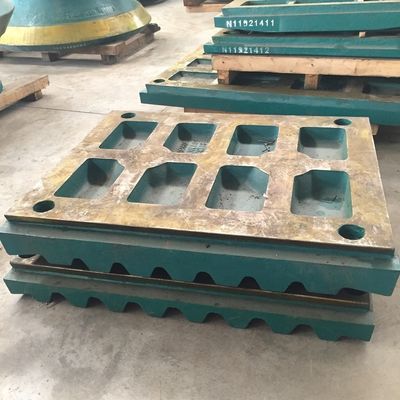1000KG Weight Crusher C125 Jaw Crusher Wear Parts Jaw Plate for Mining Machine EN124 Standard
