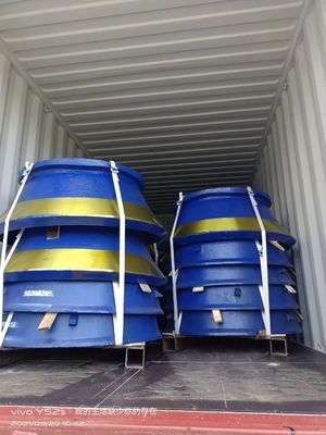 High Manganese Steel Cone Crusher Wear Parts for HP200 HP300 HP400 All Over the World