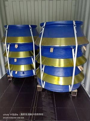 High Manganese Steel Cone Crusher Wear Parts for HP200 HP300 HP400 All Over the World