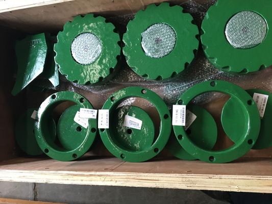 Client Specification Standard Casting Alloy Steel Distributor Plate for Barmac B6100 VSI Crusher Parts