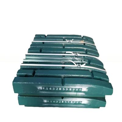 Sale Range All Over the World High Manganese Steel Jaw Plate for CJ615 Jaw Crusher Mn18Cr2