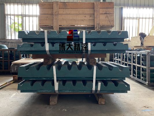 Colorful High Manganese Steel Precision-Cast Jaw Plate for C120 Jaw Crusher Wear Parts