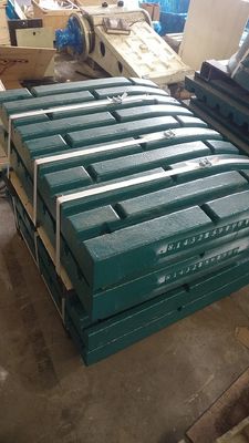 1000KG Weight High Manganese Steel Casting Jaw Plate for C105 C106 Jaw Crusher Wear Parts