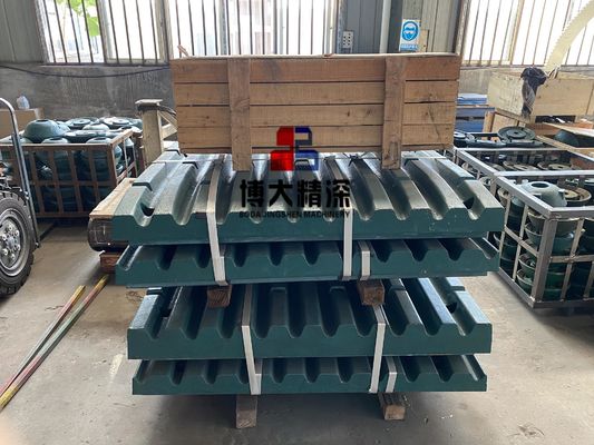 Colorful High Manganese Steel Precision-Cast Jaw Plate for C120 Jaw Crusher Wear Parts