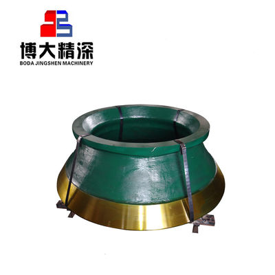 High Manganese Steel HP100/200/300/400 Cone Crusher Bowl Liner And Mantle Weight KG 1000