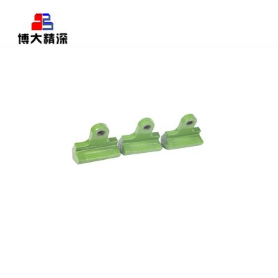 Standard Mining Machine Barmac B9100 VSI Crusher Spare Parts Rotor Tips for Trail Plate
