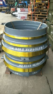 Manganese Casting Concave Spares for CH660 Cone Crusher Trusted by Mining Professionals