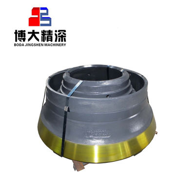 High Manganese Steel Mantle and Concave for H6800 Cone Crusher Spare Parts Long Life Resistance