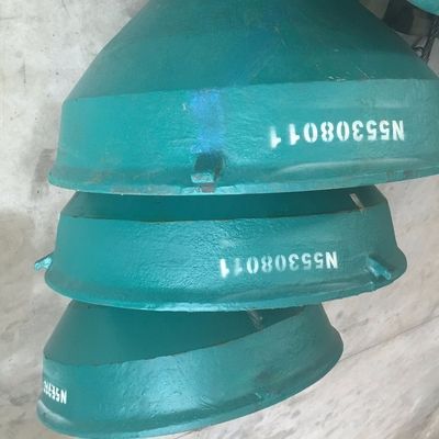 625.43 KG HP700 Cone Crusher Concave Mantle Bowl Liner Spare Wear Parts for Ore Mining