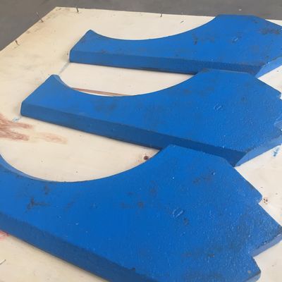 3.21 KG Professional Inspection CV117 Upper Wear Plate VSi Crusher Wear Spare Parts