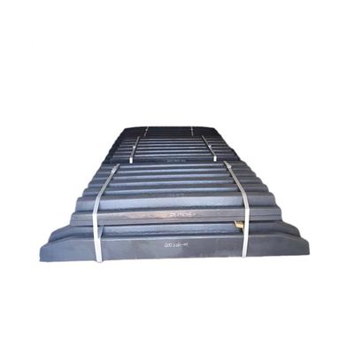 Manganese 13% 18% 22% Jaw Crusher Spare Parts Jaw Plate with Forging Machining Process