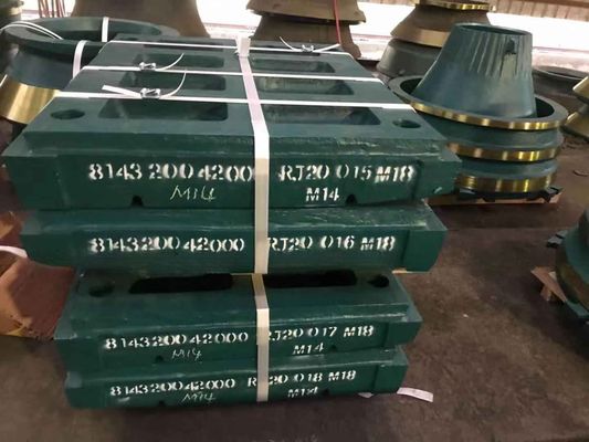 High Manganese Jaw Plate for Jaw Crusher in Crushing Industry from Quarry Material
