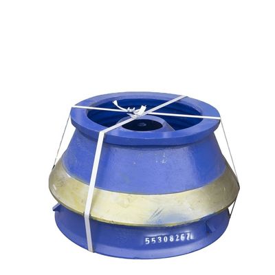 Crusher Bowl Liner Mantle OEM Mn18 Cr2 Alloy Wear Parts for Energy Mining Processing