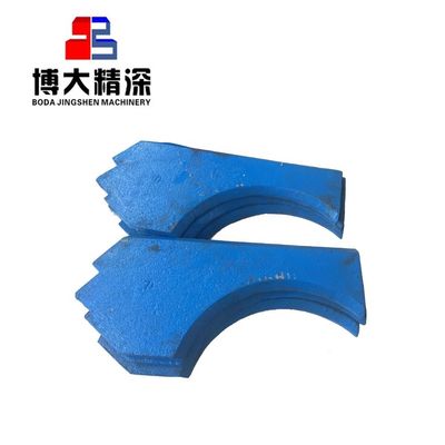 Forging Process VSI Crusher Wear Parts Upper and Lower Wear Plate for CV128 Deburring