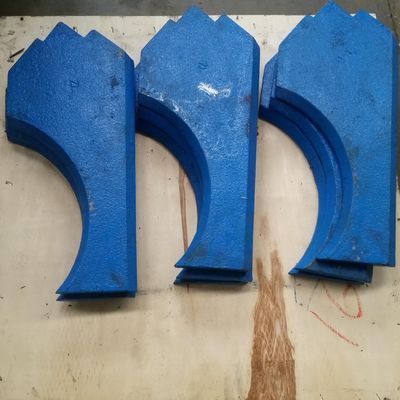 Forging Processing Type VSI Impact Crusher Wear Parts Upper and Lower Wear Plate CV129