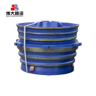 Surface Treated and Machined Cone Crusher GP550 Wear Parts Bowl Liner Concave Parts